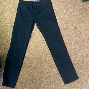 Black pant hollister mid rise supper skinny